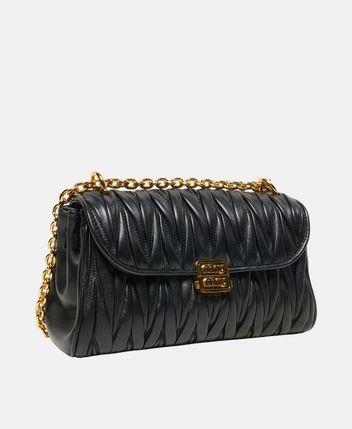 Leather cross body bag Matelassé