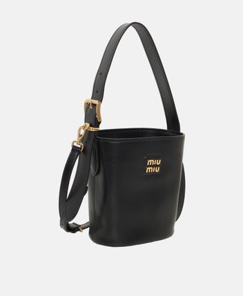 Leather bucketbag