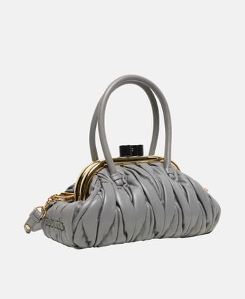 Leather handbag Matelasse