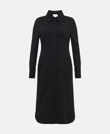 Wool-blend dress