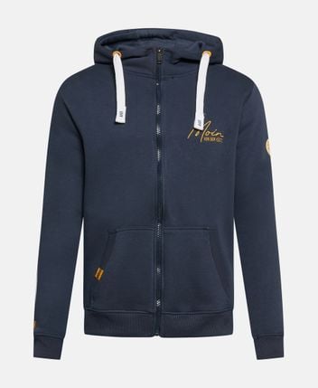 Hooded sweat jacket