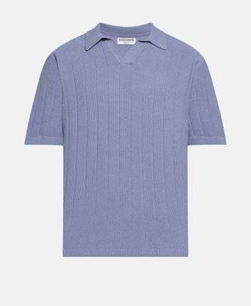 Knitted polo shirt