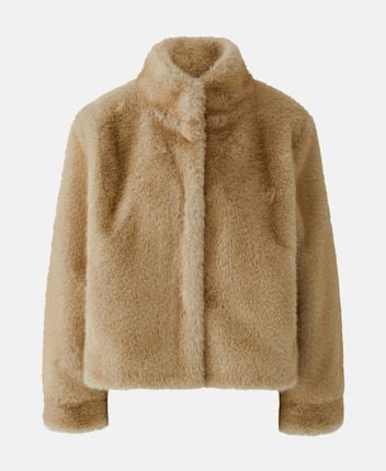 Faux fur jacket