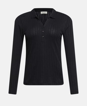Long-sleeved polo shirt