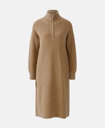 Wool-blend dress