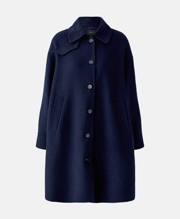 Wool-blend coat