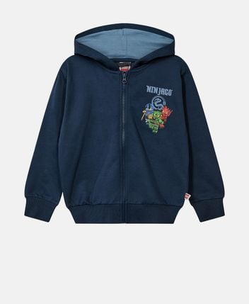 Hooded sweat jacket