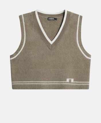 Wool-blend gilet Noelle