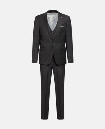 Wool-blend three-piece suit Pablo