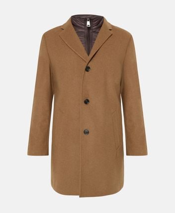 Wool-blend coat