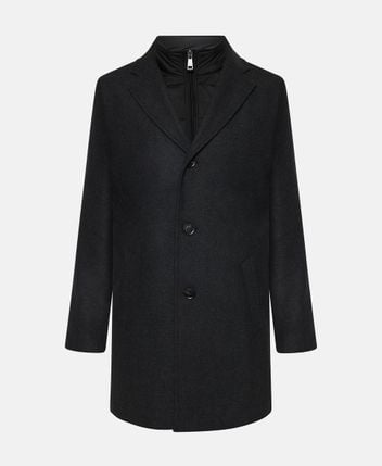 Wool-blend coat