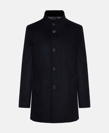 Wool-blend coat