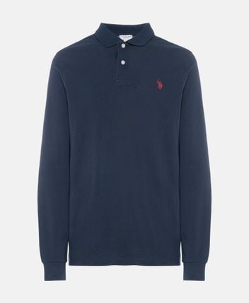 Long-sleeved polo shirt
