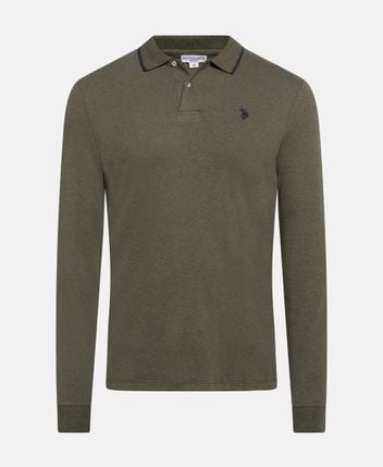 Long-sleeved polo shirt