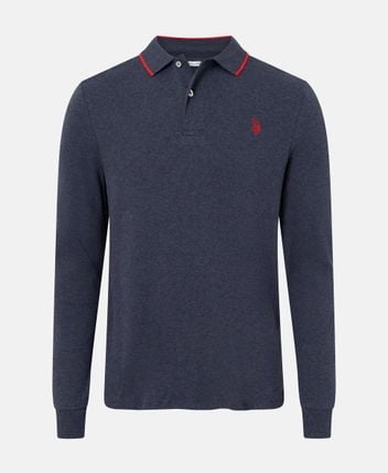 Long-sleeved polo shirt
