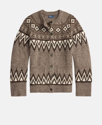 Wool-blend cardigan