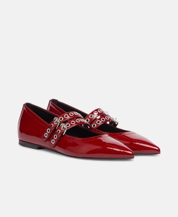 Ballerina flat with straps Greta