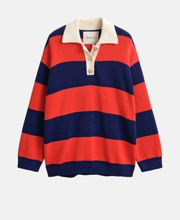 Knitted polo shirt