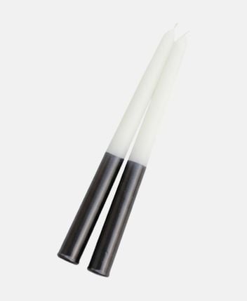 Candles, set of 2 Cizgili Sedefli 2