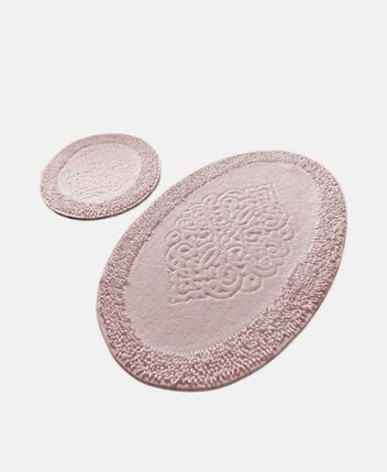 Bath mat set Piante Oval