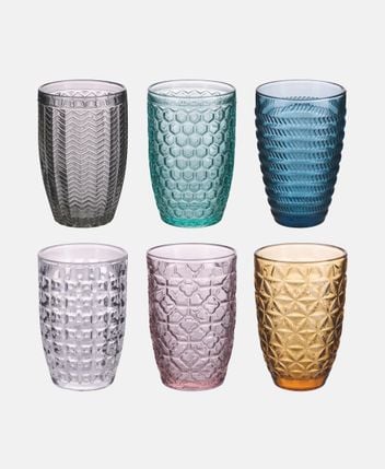 Glasses set, 6 pcs. Geometrie