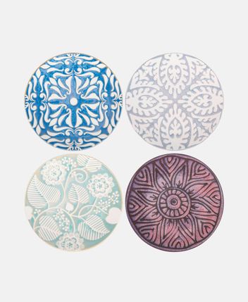 Plates, set of 4 Reactive