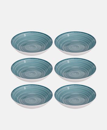 Soup plate set, 6 pcs. Baita Acqua