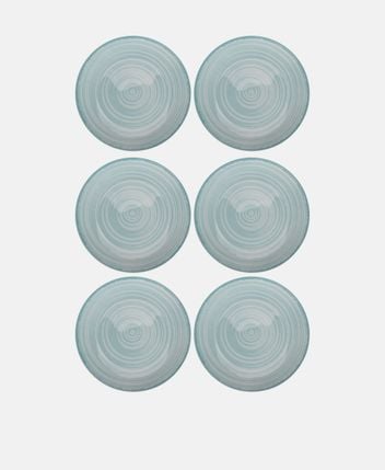 Plates, set of 6 Baita Acqua