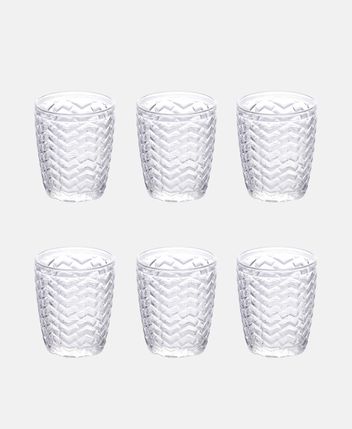 Water glasses, set of 6 Twist