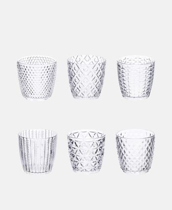 Water glasses, set of 6 Geometrie