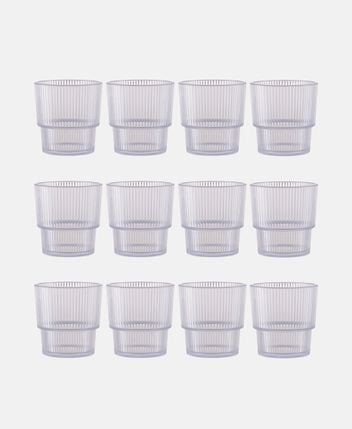 Mineral water glasses, set of 12 Unico