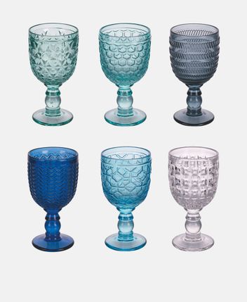 Glasses set, 6 pcs. Geometries