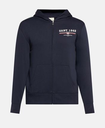 Hooded sweat jacket Graphic