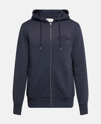 Hooded sweat jacket