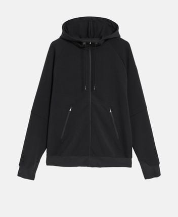 Hooded sweat jacket