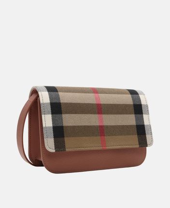 Leather cross body bag
