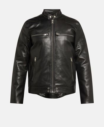 Leather-look jacket