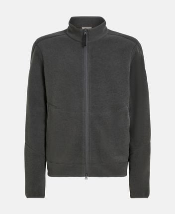 Wool-blend fleece jacket