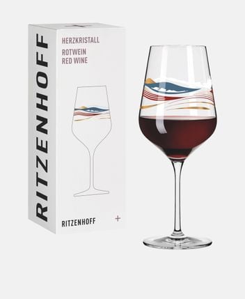 Wine glass Herzkristall