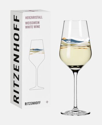 Wine glass Herzkristall