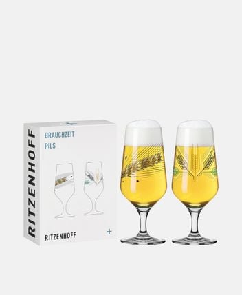 Beer glasses, set of 2 Brauchzeit