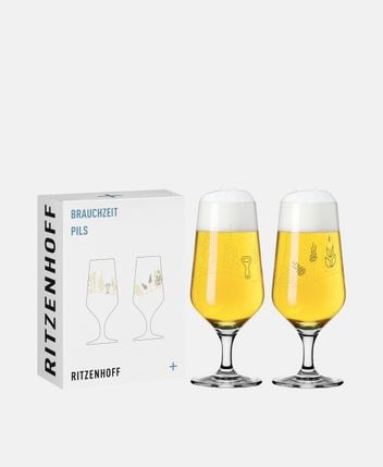 Beer glasses, set of 2 Brauchzeit