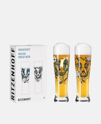 Wheat beer glass Brauchzeit
