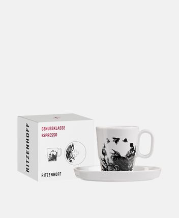 Espresso cup and saucer Genussklasse