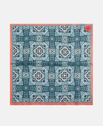 Silk square scarf