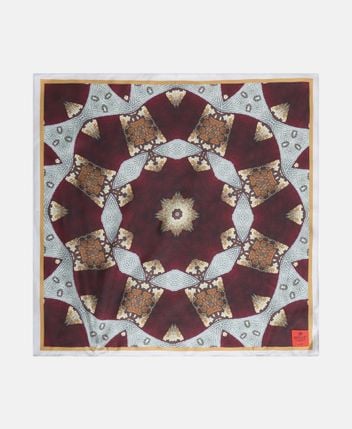 Silk square scarf