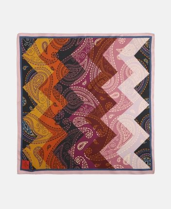 Silk square scarf