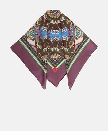 Silk square scarf