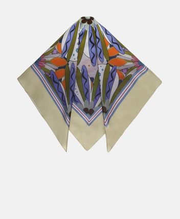 Silk square scarf