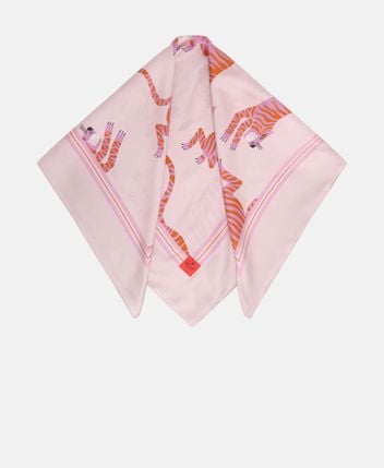 Silk square scarf